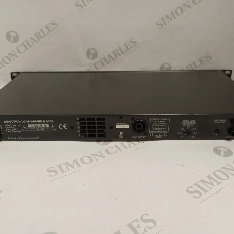 ILD500 PROFESSIONAL AUDIO INDUCTION LOOP DRIVER
