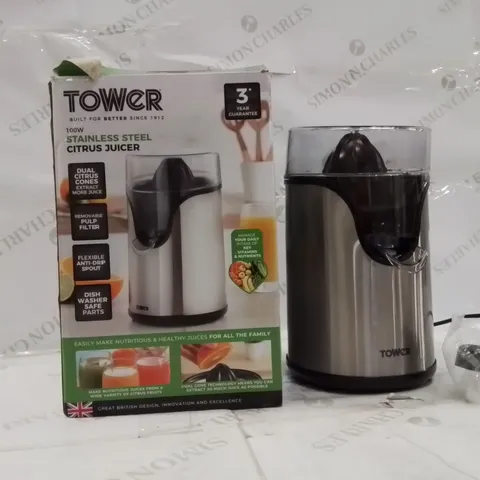BOXED TOWER 100W STAINLESS STEEL JUICER