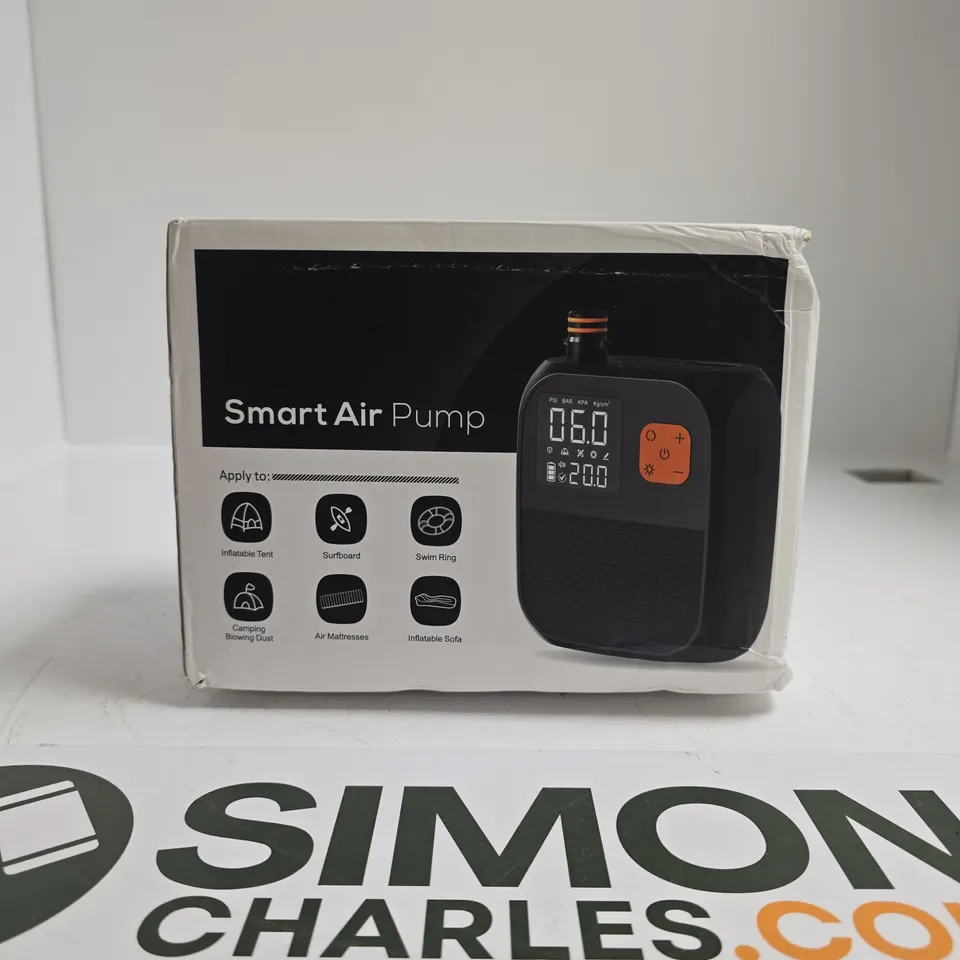 SMART AIR PUMP – PORTABLE LCD INFLATOR FOR INFLATABLES
