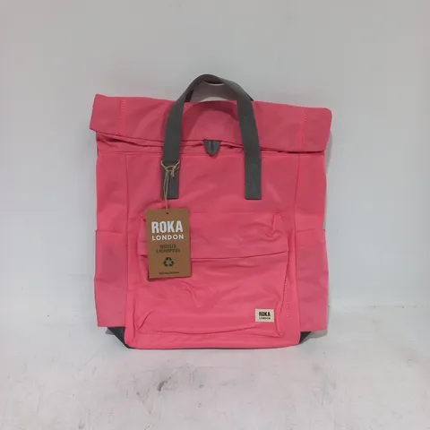 ROKA LONDON BACKPACK IN PINK LEMONADE