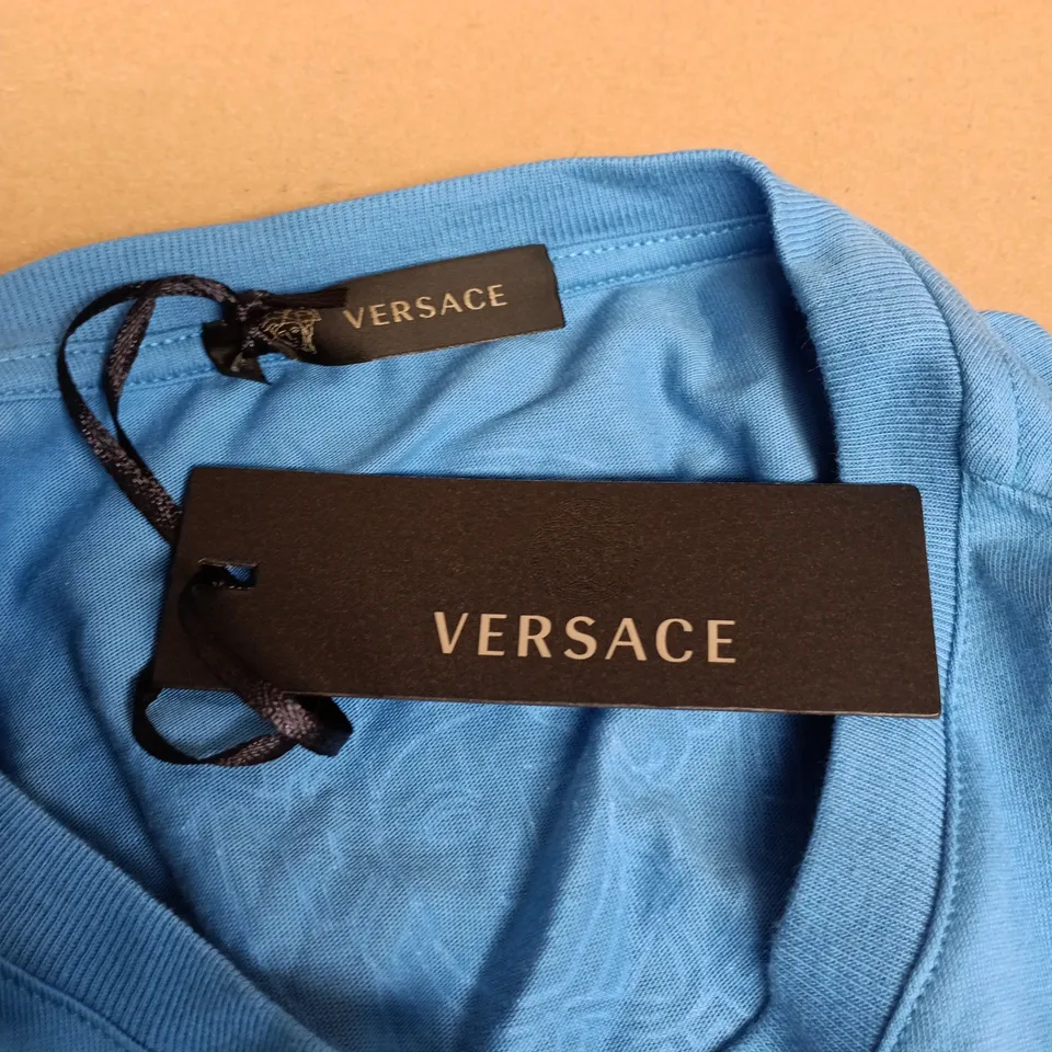 Versace Blue T-shirt – Unisex, 2XL