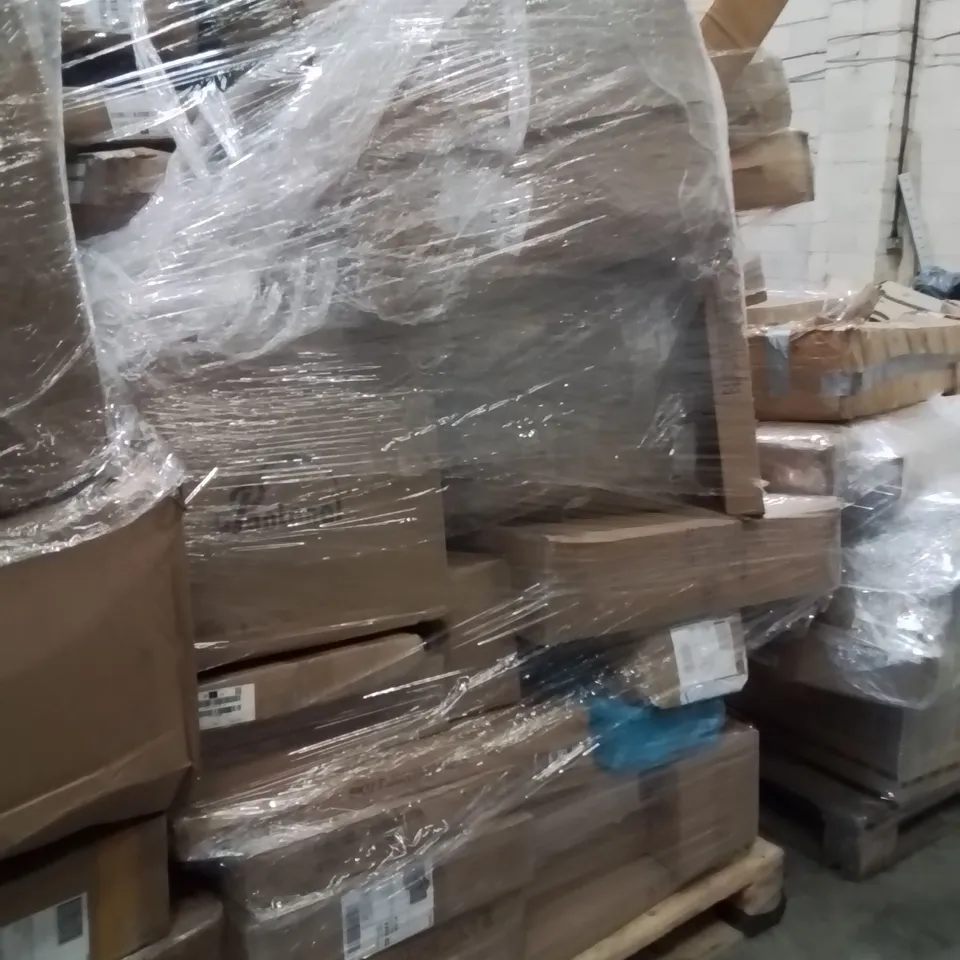PALLET OF ASSORTED HOUSEHOLD GOODS AND PRODUCTS TO INCLUDE;PRESSURE WASHER,SOFA BED,SLOW JUICER