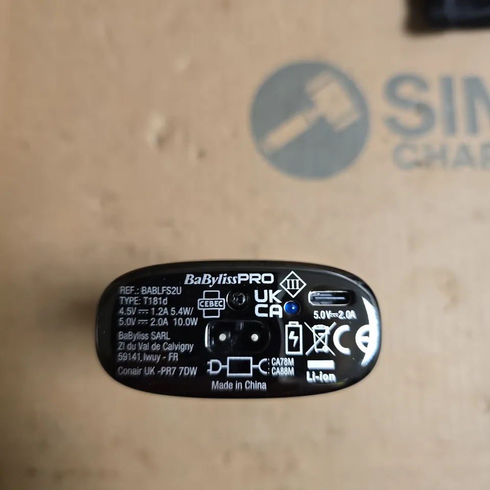 BABYLISSPRO CORDLESS HAIR TRIMMER – BLACK (MODEL T181D)