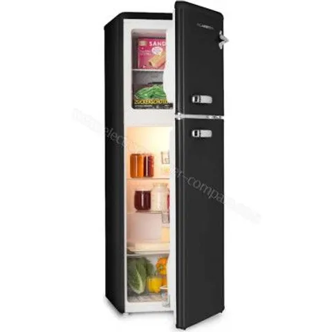 BOXED KLARSTEIN AUDREY 138L BLACK REFRIGERATOR