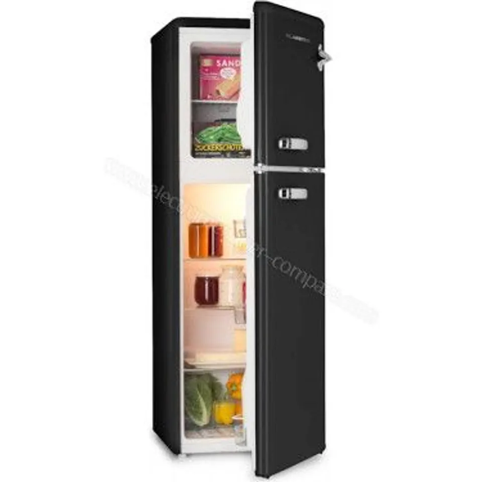 BOXED KLARSTEIN AUDREY 138L BLACK REFRIGERATOR
