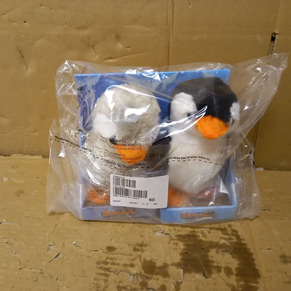 BABBLE BUDZ SET OF INTERACTIVE PLUSH TOYS