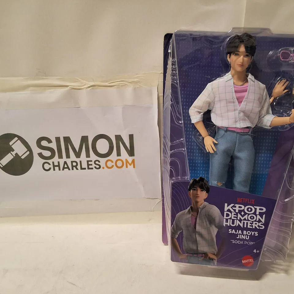 KPOP DEMON HUNTERS SAJA BOYS JINU ACTION FIGURE – MATTEL, NETFLIX LICENSED