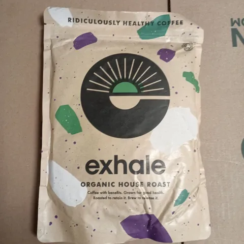 EXHALE ORGANIC HOUSE ROAST COFFEE - 450G