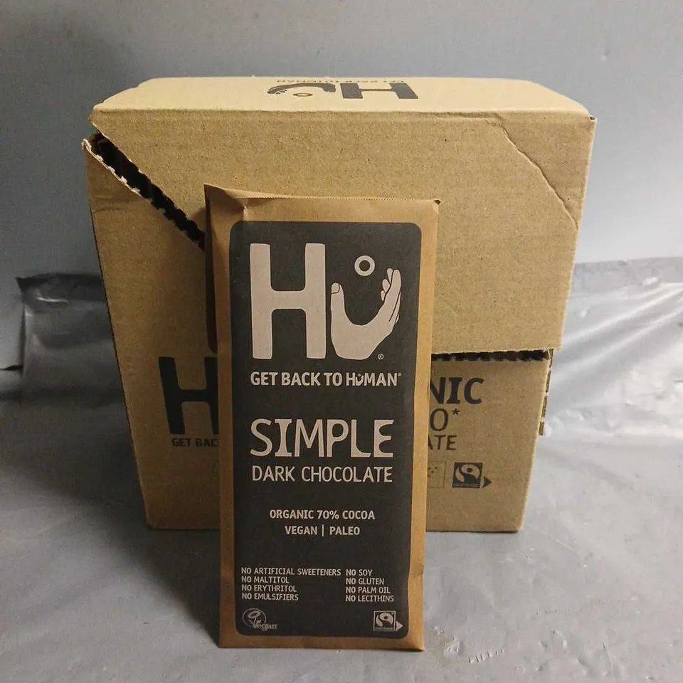 HU DARK CHOCOLATE BAR - SIMPLE (12 X 60G)