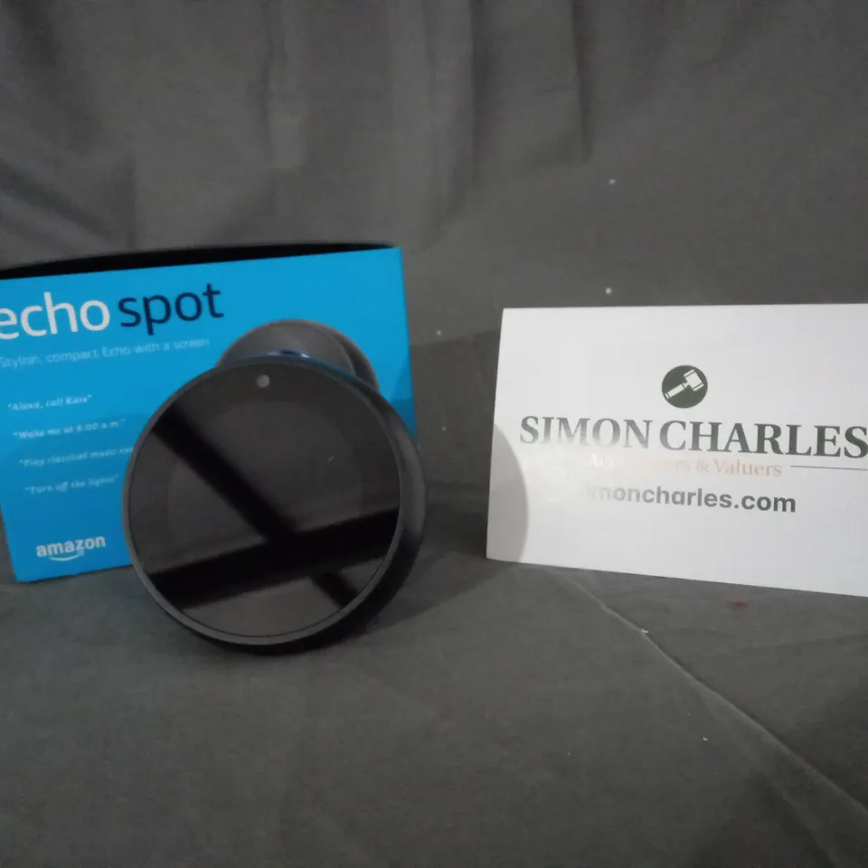 BOXED AMAZON ECHO SPOT