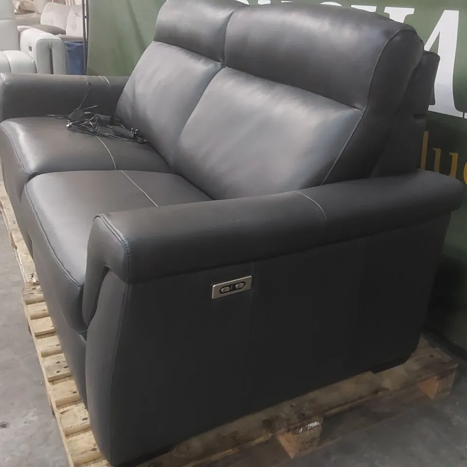 QUALITY DESIGNER ITALIAN MADE LEATHER UPHOLSTERED ADRIANO ELECTRIC SOFA