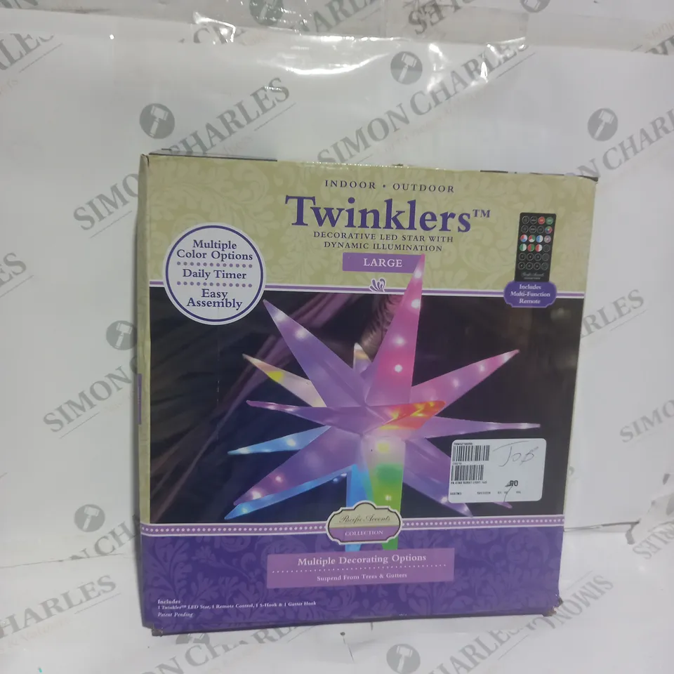 BOXED PACIFIC ACCENTS STAR BURST LIGHT