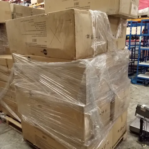 PALLET OF ASSORTED INCOMPLETE RATTAN OUTDOOR FURNITURE SETS, PARTS ONLY