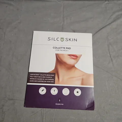SEALED SILCSKIN COLLETTE PAD FOR THE NECK – REUSABLE PAD