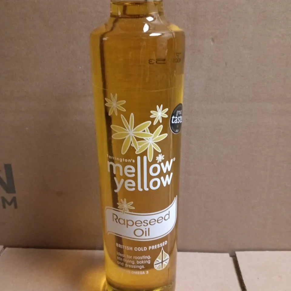 MELLOW YELLOW RAPESEED OIL – BRITISH COLD-PRESSED - 500ML