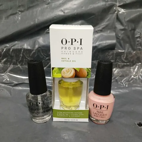 OPI 4 PIECE 4 STEPS TO GREAT NAILS & BAG