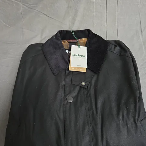 BARBOUR ASHBY WAX JACKET SIZE L