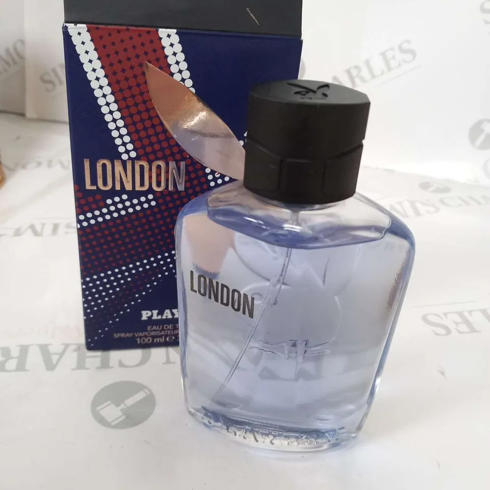 BOXED PLAYBOY LONDON EAU DE TOILETTE 100ML