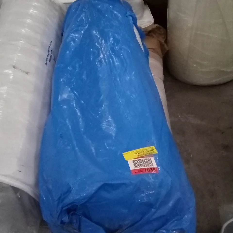 QUALITY BAGGED ROLLED MEMORY FOAM SPRUNG OPEN COIL 4FT MATTRESS 
