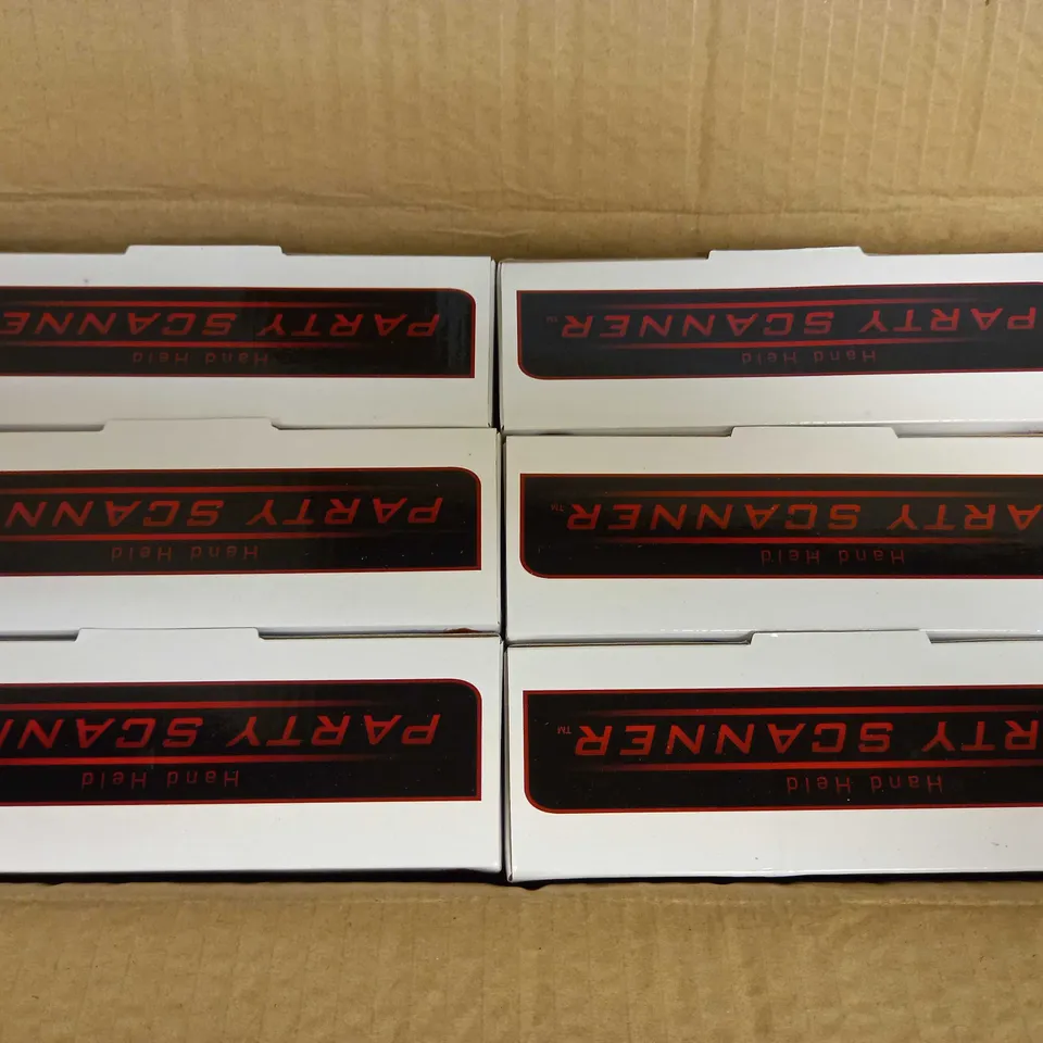 BOX OF 6 HAND HELD PARTY SCANNERS