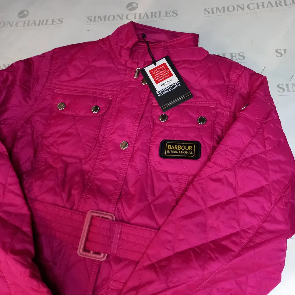 WOMENS BARBOUR FLYWEIGHT QUILT COAT SIZE 12/13 YEARS