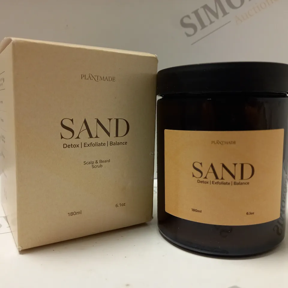 PLANTMADE SAND SCALP & BEARD SCRUB 180ML 