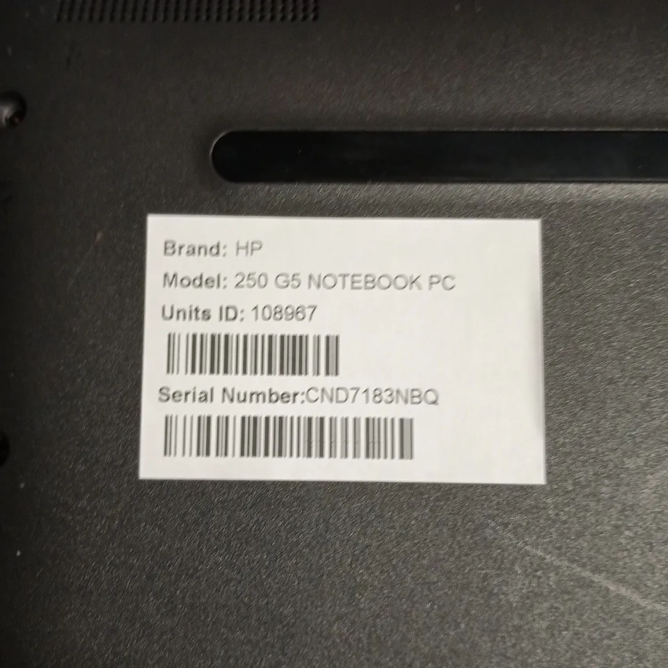 HP 250 G5 NOTEBOOK PC