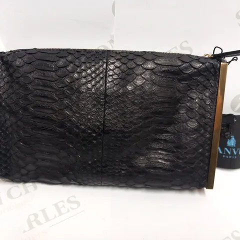 LANVIN PARIS CLUTCH BAG IN PYTHON