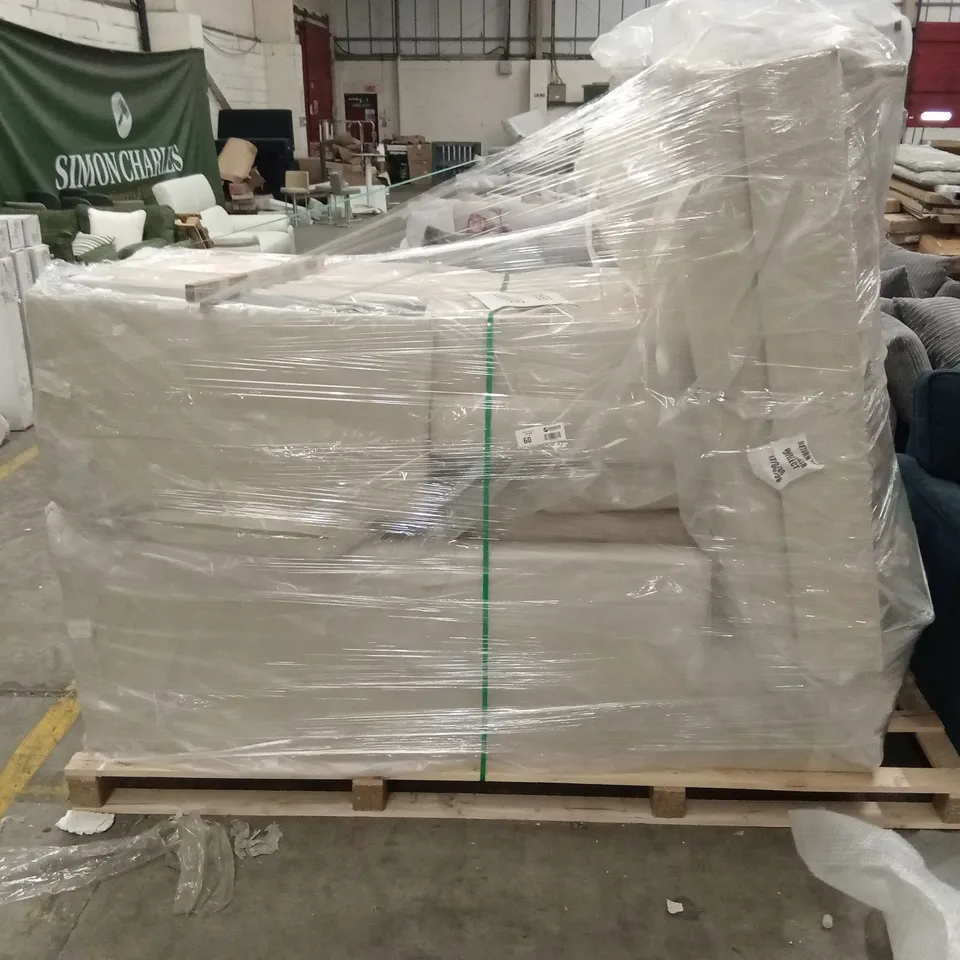 BAGGED LOFTY LILLY 8 SEATER CORNER SOFA BED - BEIGE RRP £1279.99
