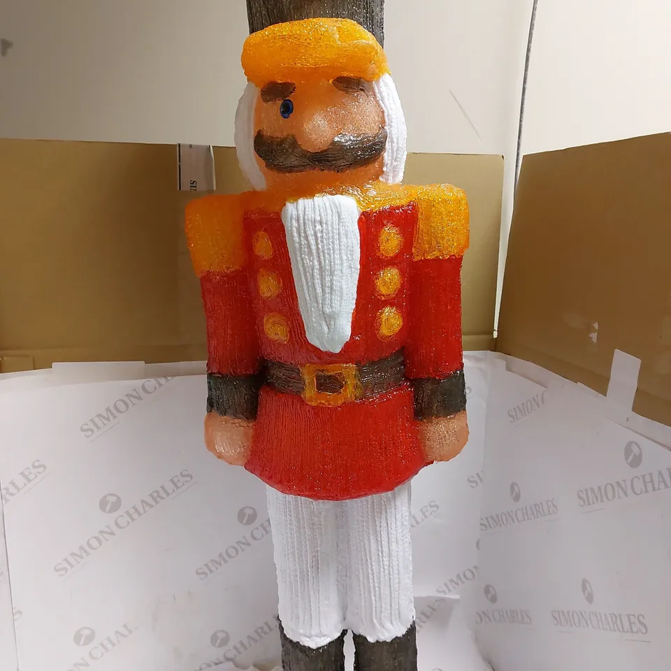 JOHN LEWIS 93CM ICE WHITE LED NUTCRACKER 