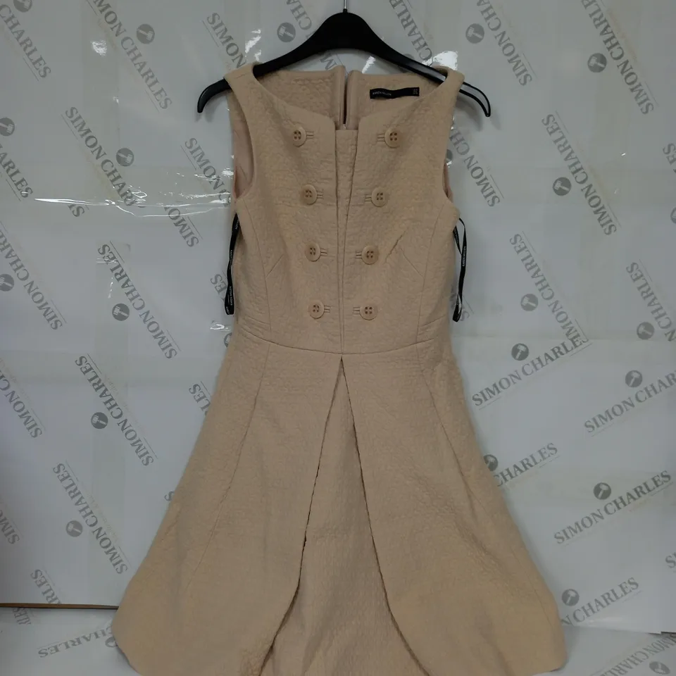 KAREN MILLEN CREAM DRESS - UK SIZE 10 