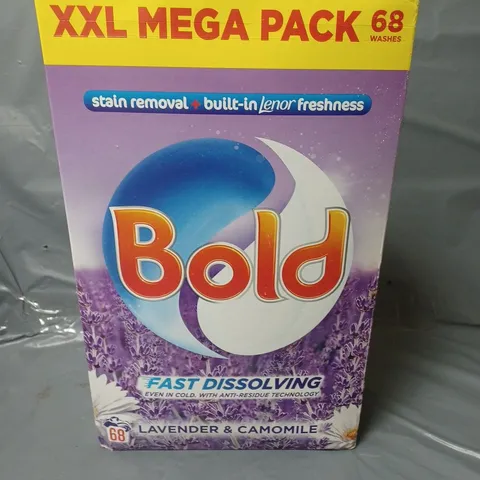 BOLD XXL MEGA PACK - 68 WASHES - LAVENDER AND CHAMOMILE - 3400G