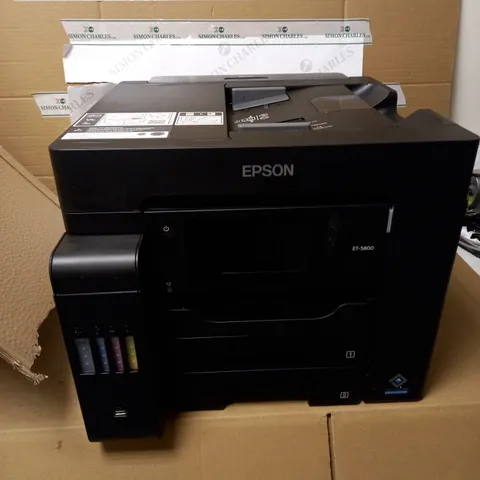 EPSON ECOTANK ET-5800 A4 PRINT/SCAN/COPY/FAX HIGH PERFORMANCE BUSINESS PRINTER