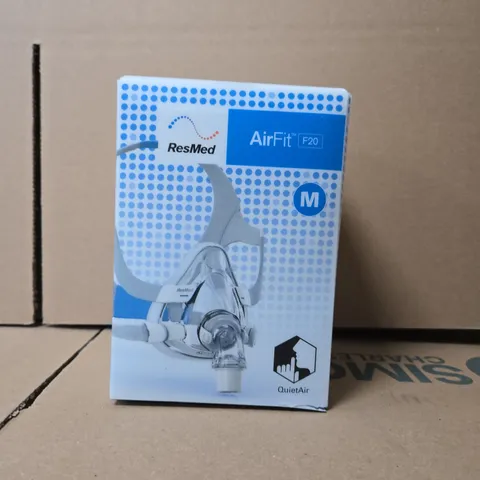 RESMED AIRFIT F20 FULL FACE CPAP MASK – MEDIUM (BOXED)