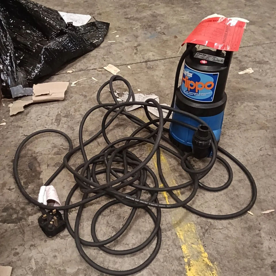 CLARKE HIPPO SUBMERSIBLE WATER PUMP