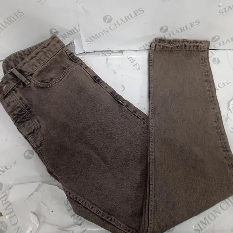 MENS TOPMAN OFF BROWN JEANS W34/L34