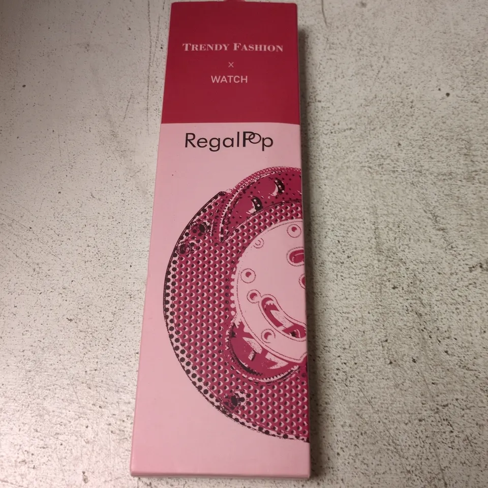 RegalPop Trendy Fashion Watch – Pink (Boxed)