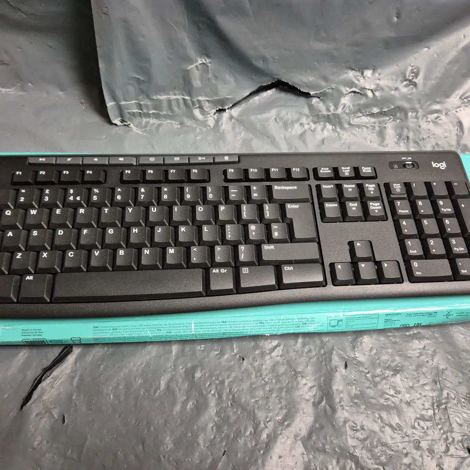 BOXED LOGITECH MK270 WIRELESS MOUSE AND KEYBOARD COMBO
