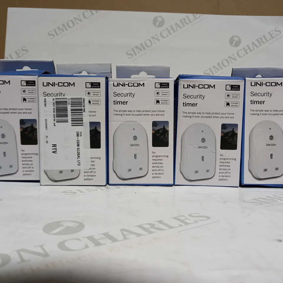 UNI-COM SET OF 5 SECURITY TIMERS