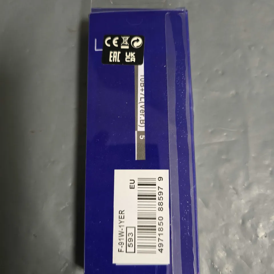 CASIO DIGITAL WATCH - F-91W-1YER