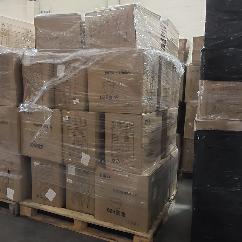 PALLET TO CONTAIN A LARGE ASSORTMENT OF SEALED FOOD CONTAINERS 