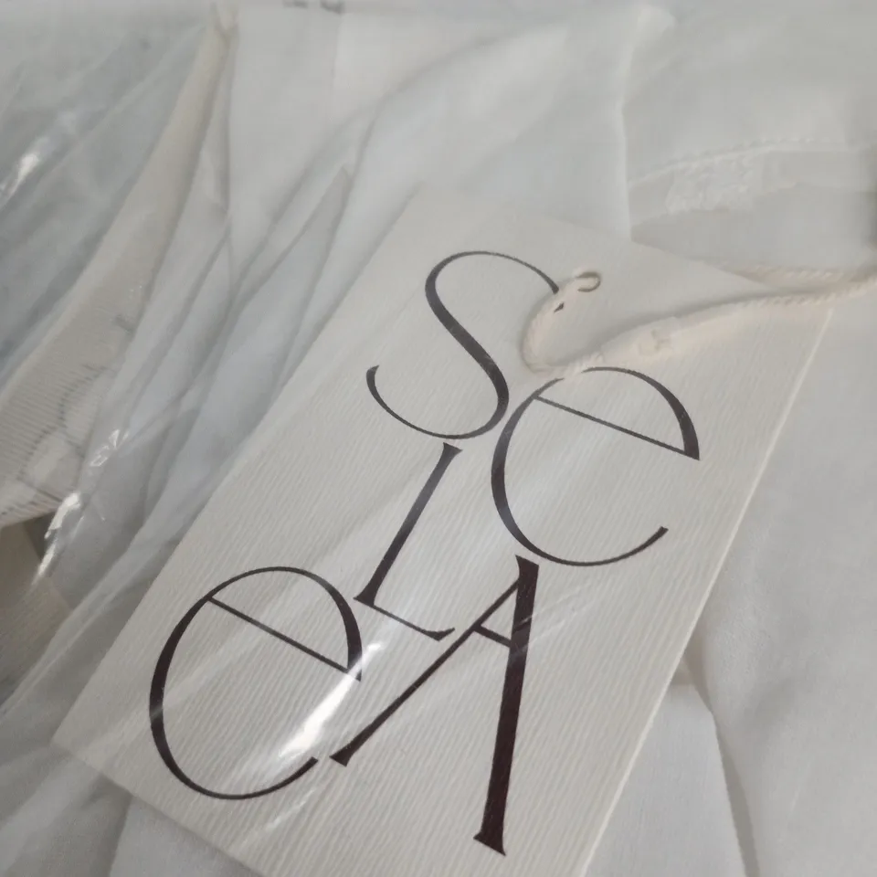 SELEA IVORY COLLAR MINI DRESS – UK SIZE 6 (XS)