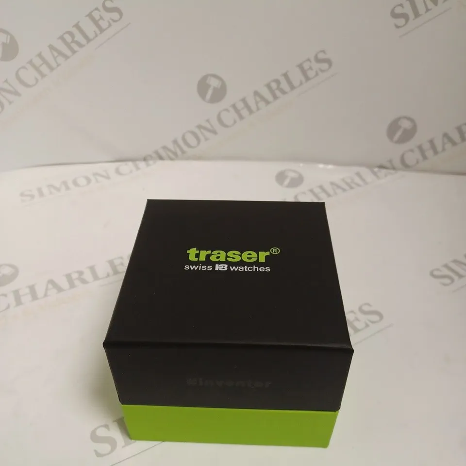 BOXED TRASER GENTS SWISS MADE P96 EVOLUTION WATCH - BROWN