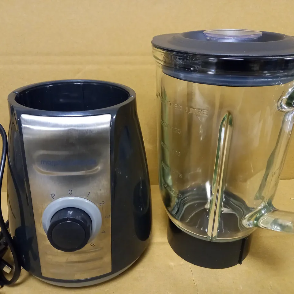 MORPHY RICHARDS TOTAL CONTROL GLASS TABLE BLENDER