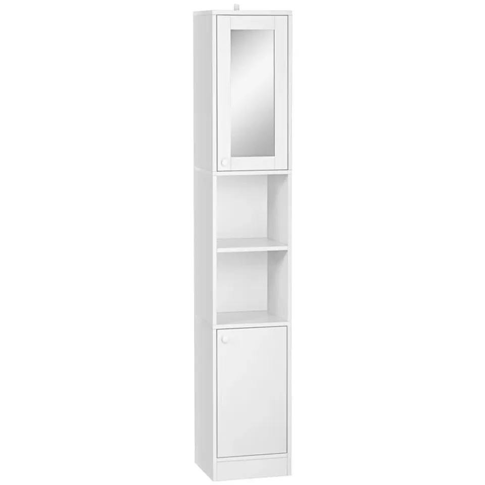 BOXED GURSHAAN FREESTANDING TALL BATHROOM CABINET 
