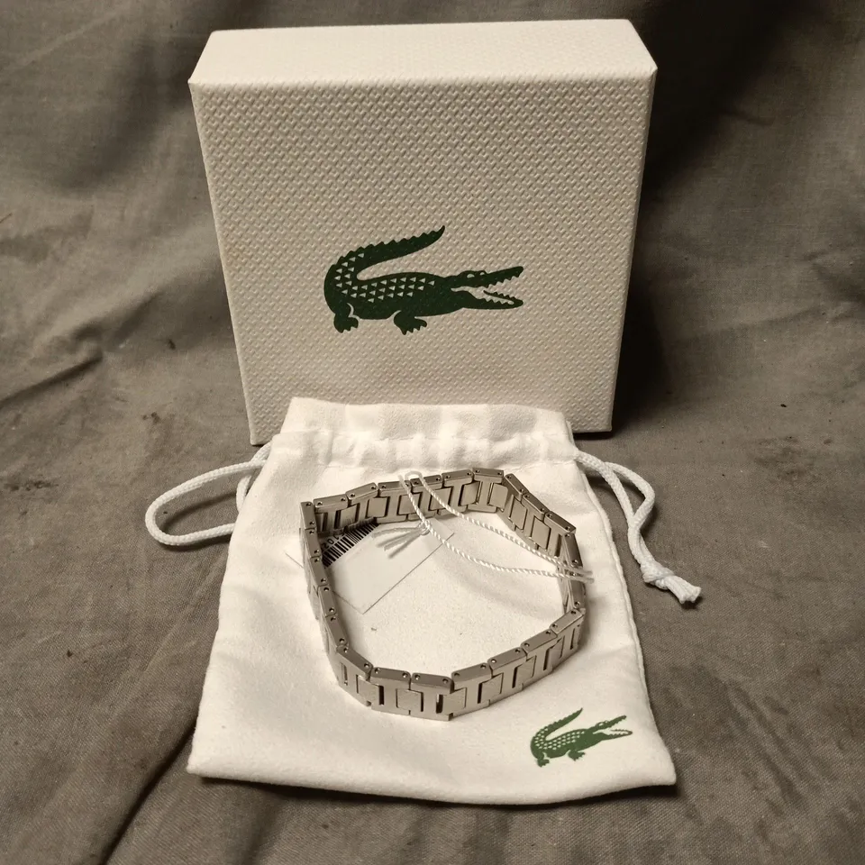 BOXED LACOSTE METROPOLE BRACELET – BOXED WITH POUCH