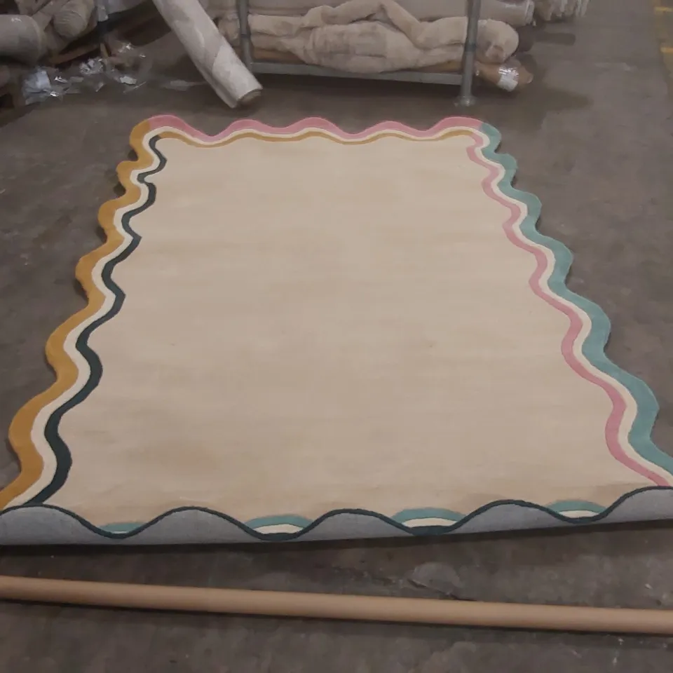 STILLAGE CONTAINING APPROXIMATELY  29x ASSORTED DESIGNER RUGS - STILLAGE NOT INCLUDED