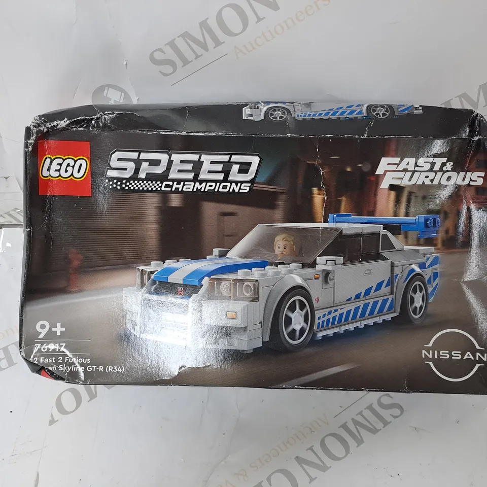LEGO SPEED CHAMPIONS 2 FAST 2 FURIOUS NISSAN SKYLINE 76917 RRP £20.5