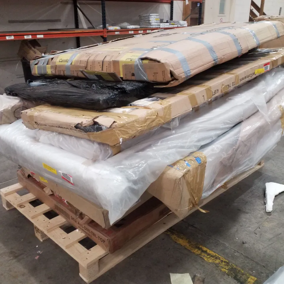 PALLET CONTAINING ASSORTED FLATPACK FURNITURE PARTS 