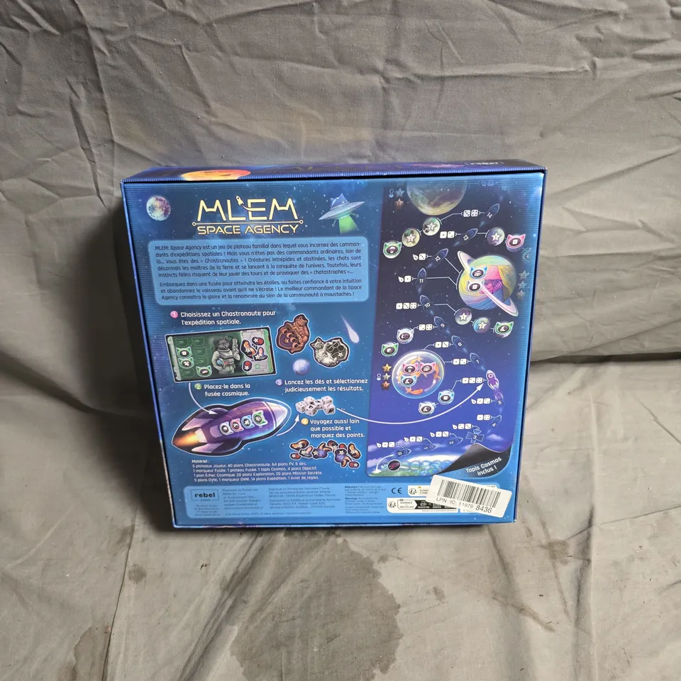 MLEM SPACE AGENCY BOARD GAME – BOXED. NON UK VERSION